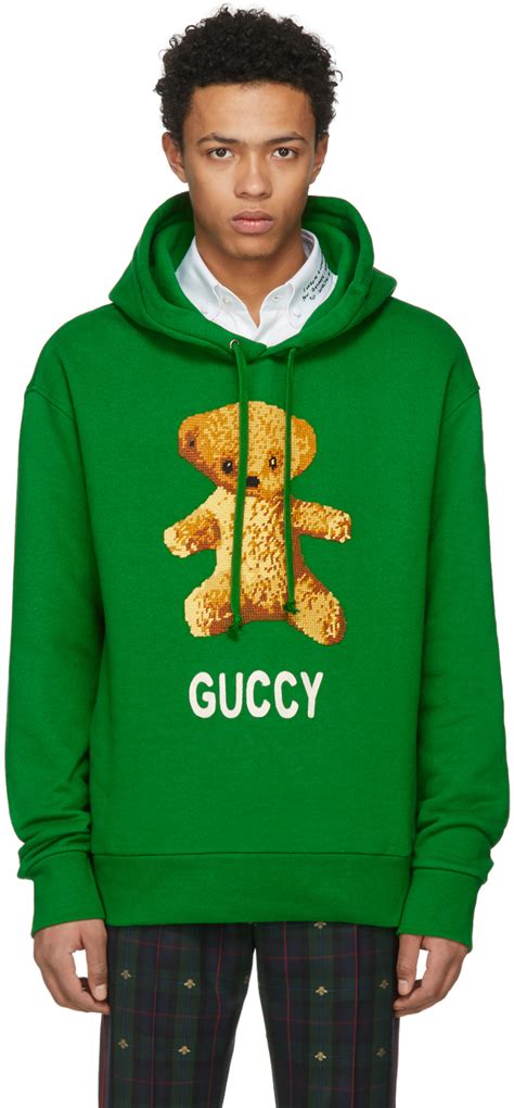 teddy bear gucci hoodie|gucci bear hoodie.